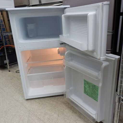 冷蔵庫 90L 2019年製 ハーブリラックス ヤマダ電機 2ドア YRZ-C09B1