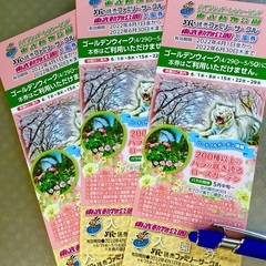 ６/ 30 (木) 迄！♡ 東武動物公園 ♡ 入園券３枚セットです！ 