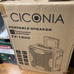 【値下げ】ポータブルスピーカー ciconia ty-1800