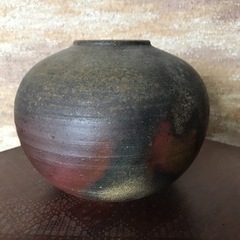 津軽金山焼き花瓶