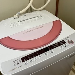 【SHARP 6.0kg全自動洗濯機】