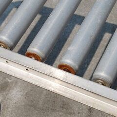 ② マルヤス アルミ コンベアローラー 長さ310cm 幅39cm 片側フック