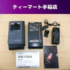 SONY ラジオカセットレコーダー WM-F404 説明書付き ...