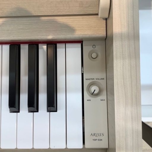 YAMAHA ARLUS ピアノ　YDP-S34WA 2019年製 電子ピアノ【1ヶ月保証】YAMAHA YDP-S34WA 2019年製