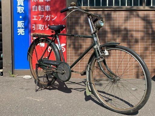 ■MARUISHI CYCLE ATLAS 丸石サイクル アトラス 26インチ グリーン ビンテージ 自転車 札幌発★