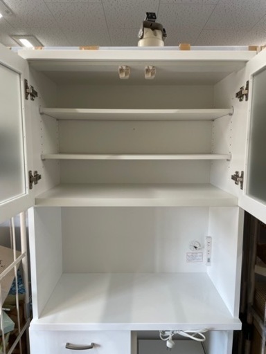 ニトリ】食器棚 キッチンボード コパン80KB WH 完成品 | monsterdog.com.br