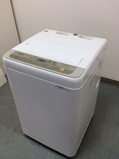 (6/9受渡済)JT4405【Panasonic/パナソニック 5.0㎏洗濯機】美品 2019年製 NA-F50B12 家電 洗濯 簡易乾燥付