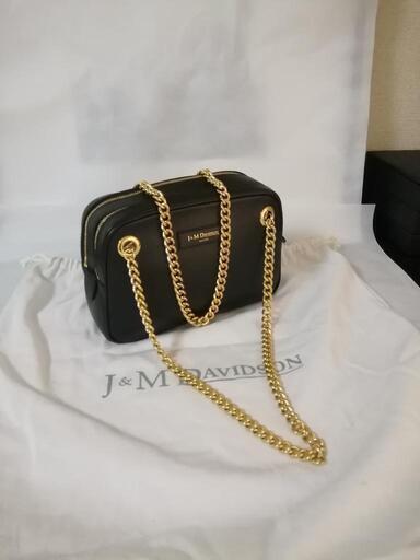 非常に美品17万。J\u0026M Davidson 本革 チェーン ショルダーバッグ