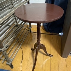 サイドテーブル 0円 茶色 ブラウン