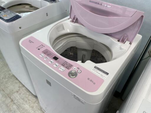 洗濯機の分解クリーニング行っています！配送設置込み　シャープ5.5K洗濯機　2019年製　分解クリーニング済み！！