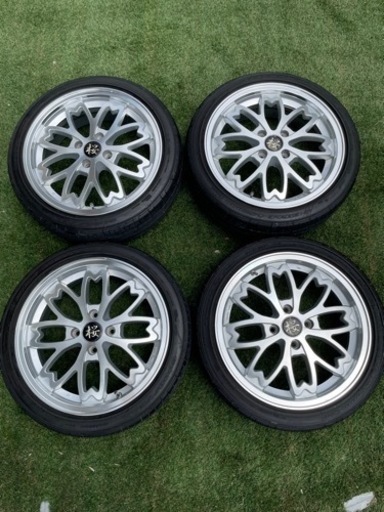 本店は さくら限定 軽自動車 165/50R16 アルミホイール タイヤ付き ...
