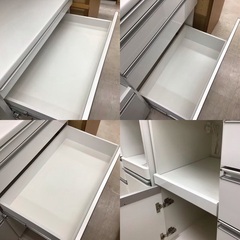 松田家具 2枚扉オープンボード   