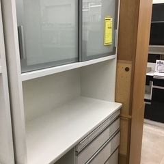松田家具 2枚扉オープンボード   