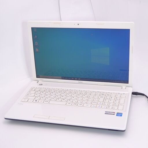 中古美品 爆速SSD 15.6型 ノートパソコン NEC PC-LE150N1W-P2 Celeron 4GB DVDマルチ 無線 Wi-Fi カメラ Windows10 Office済