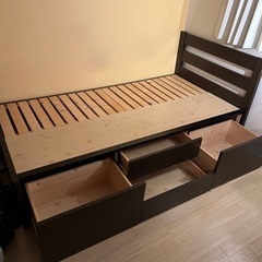 【無料】ニトリ　ベッドフレーム　シングルベッド