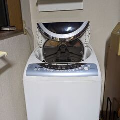 東芝　乾燥機能付縦型洗濯機 AW-80VJ(WL)