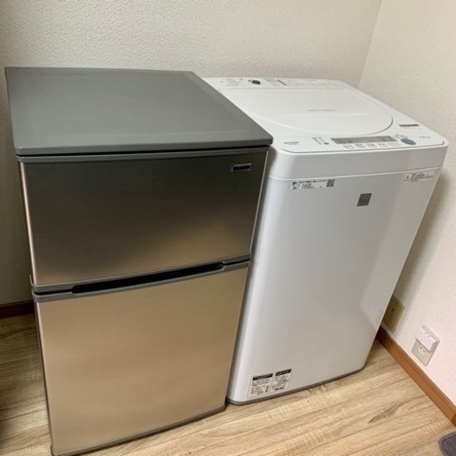 2 新生活 家電セット 2点 冷蔵庫洗濯機 2019年製 配送設置無料地域あり！