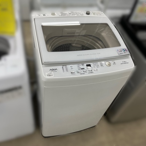 J1176 6ヶ月保証付き！ AQUA アクア  7kg洗濯機 AQW-GV70H 2019年製 動作確認、クリーニング済み