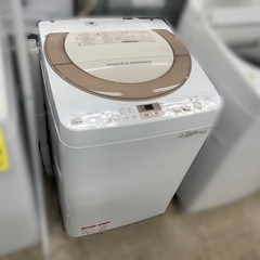 J1175 6ヶ月保証付き！ SHARP シャープ 7kg洗濯機 ES-GE7A 2017年製 動作