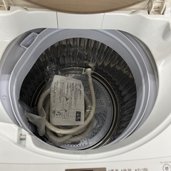 J1175 6ヶ月保証付き！ SHARP シャープ 7kg洗濯機 ES-GE7A 2017年製 動作