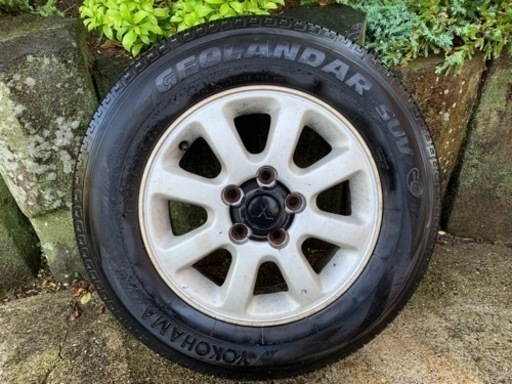 バリヤマ！ ヨコハマタイヤ GEOLANDAR SUV オンライン 4本 ➕スペア  