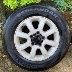 バリヤマ！　ヨコハマタイヤ GEOLANDAR SUV 4本　➕スペアタイヤ1本