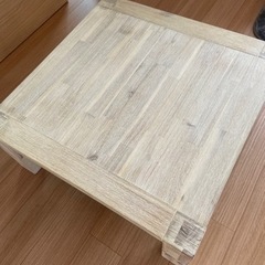 【最終値下げ】1/19まで掲載【美品】unico MANOA(マノア) ローテーブル W750