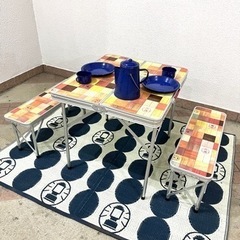 【ネット決済】コールマン テーブルチェアーセット