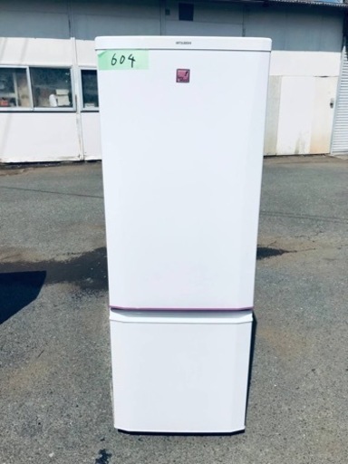 604番 三菱✨ノンフロン冷凍冷蔵庫✨MR-P17EX-KP‼️
