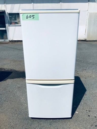 605番 Panasonic✨ノンフロン冷凍冷蔵庫✨NR-B142W-W‼️
