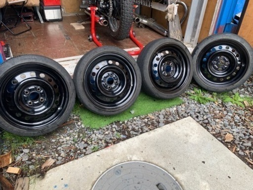 《お取引中》鉄ホイール　5.5J  165/45R15 4本