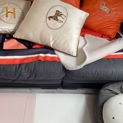 【動作確認済】PS4 プレイステーション4 CUH-1100A-ニトリ3人掛け カウチソファ ラメ入りファブリック　東京中野