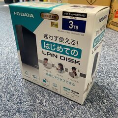 【新品未開封】IO DATA　LAN DISK　HDL-TA3（...