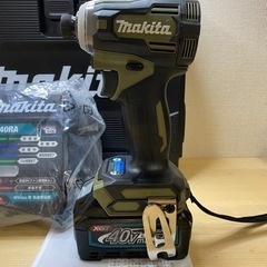 中古 マキタ　TD001G 40V インパクト　オリブ　セット