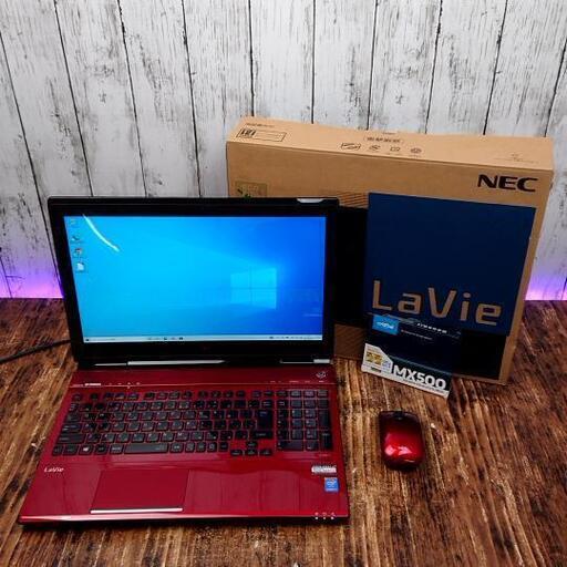 【動作確認済】美品 NEC ノートPC PC-LL750TSR 新品 SSD 500GB intel Corei7-4710MQ 2.50GHz‐3.50GHz 15.6インチ メモリ 16GB パソコン タッチパネル 新品 バテッリー