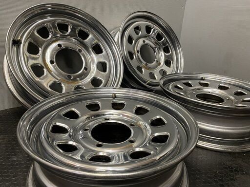 DAYTONA デイトナ風 社外ホイール 16インチ 4本 5.5J5HPCD139.7約+22