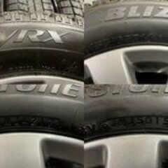 BS BLIZZAK VRX 155/65R14】スタッドレス【SUZUKI 純正ホイール 14 