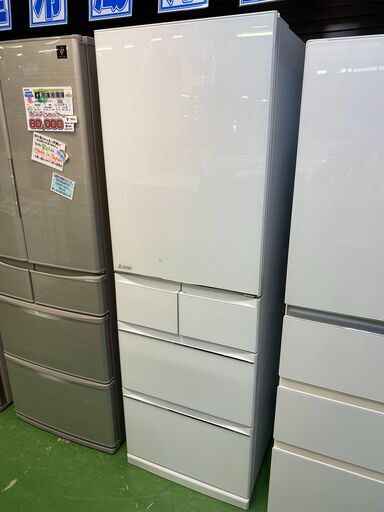 【愛品館八千代店】保証充実MITSUBISHI2016年製455ℓ5ドア冷凍冷蔵庫MR-B46Z-W