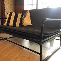 IKEA ソファベッド ブラック