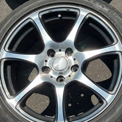 決定しました アルミホイール 17インチ ウッドベルエスプライン ブリジストンタイヤ付