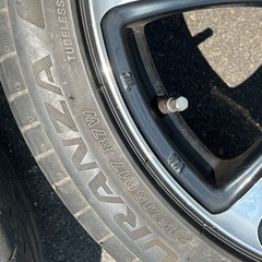 決定しました アルミホイール 17インチ ウッドベルエスプライン ブリジストンタイヤ付