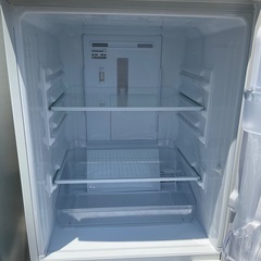 【RKGRE-899】特価！シャープ/137L 2ドア冷凍冷蔵庫/SJ-C14C-W/中古品/2017年製/当社より近隣無料配達！