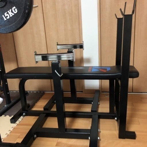 セーフティバー付きベンチプレス台 楽天市場】ベンチプレス セーフティバーの通販
