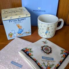 ★値下げ！★ WEDGWOOD  マグカップ & ハンカチ(2枚...