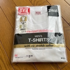 新品未使用BVD丸首半袖Tシャツ2枚組