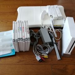 Wii本体＋バランスボード＋ソフト７本