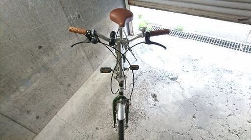 折りたたみ自転車中古 topone 外装6段変速 サスペンション常備 タイヤ