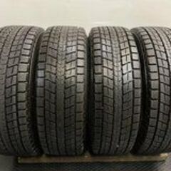 タイヤ走行短め【DUNLOP SJ8 225/60R18】スタッドレス【トヨタ 80系 