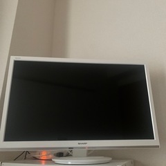 美品　AQUOS SHARP 24V TV ホワイト