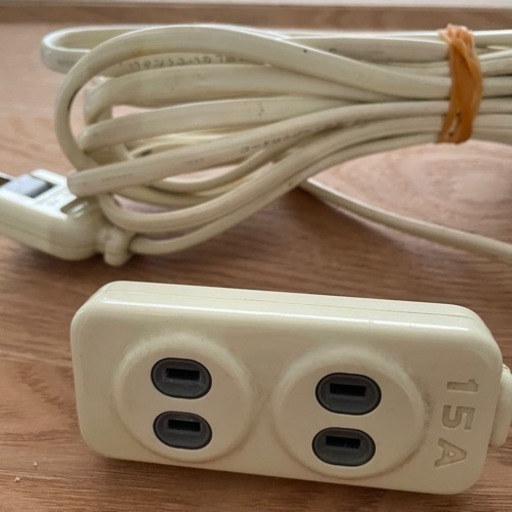 取引中 長い延長コンセントタップ電源コード サマー 法界院の家電の中古あげます 譲ります ジモティーで不用品の処分